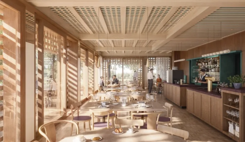 Neubau Restaurant Schützen Unterägeri mit Terrasse im Freizeit- und Naherholungsgebiet – Foto 4 von 6