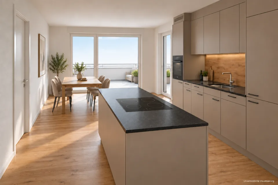 Appartamento nuovo di 3,5 locali con terrazza spaziosa e loggia – foto 2 di 4