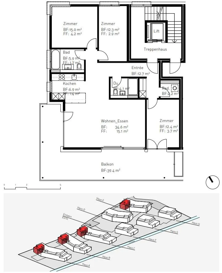 Grosszügige Familienwohnung im Erdgeschoss – Foto 11 von 11