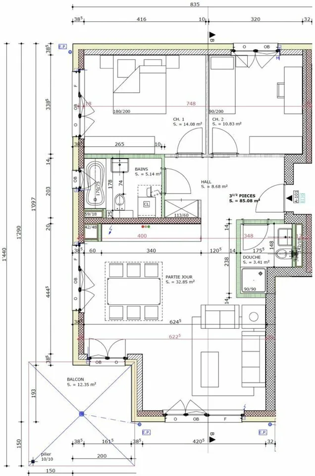 Appartamento moderno e luminoso di 3,5 locali – foto 10 di 10