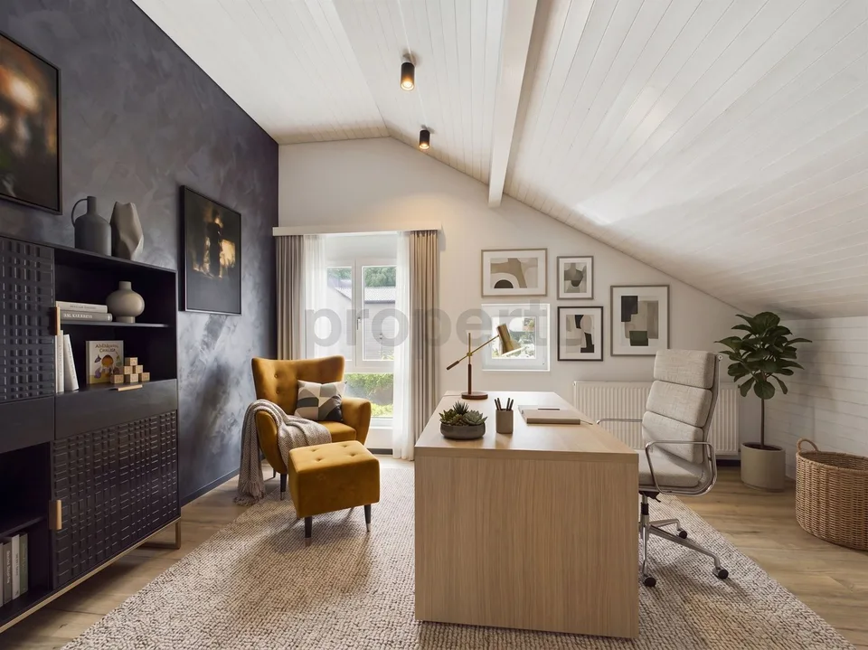 Lichtdurchflutete 143 m² Maisonette mit Seesicht, Kamin & grossen Hobbyräumen – photo 7 sur 13