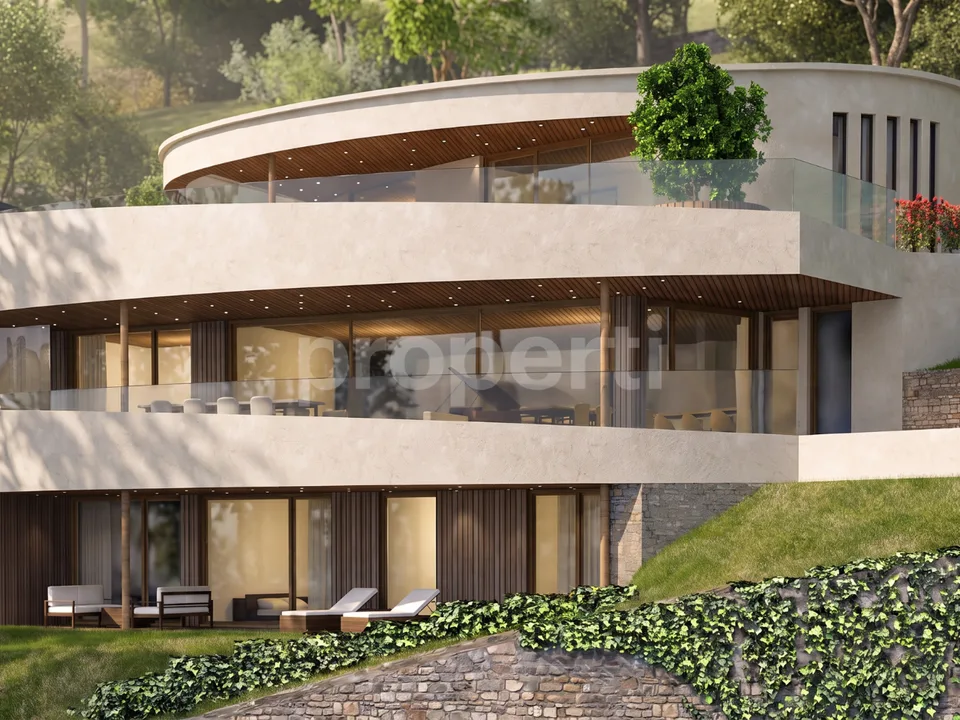 Villa Laurus, Vista sul Lago, Piscina, Attico Nuova Costruzione a Weggis – foto 11 di 13