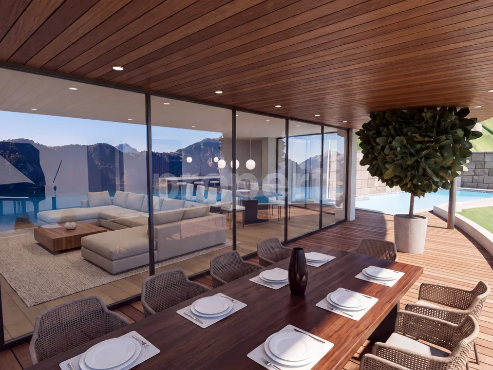 Villa Laurus, Vista sul Lago, Piscina, Attico Nuova Costruzione a Weggis – foto 6 di 13