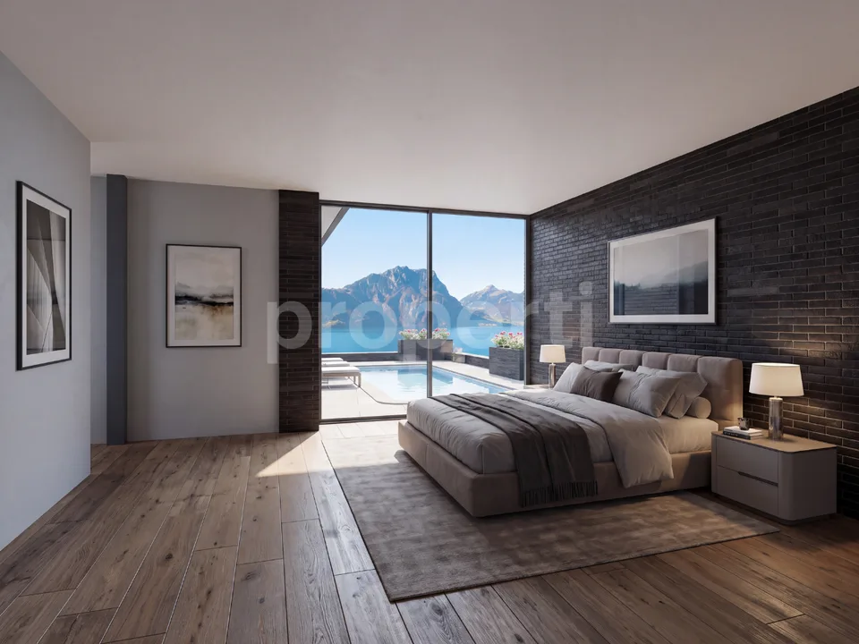Vespera Terrasse I 5.5 Zimmer, Seesicht, Infinitypool Neubau in Weggis – Foto 5 von 13