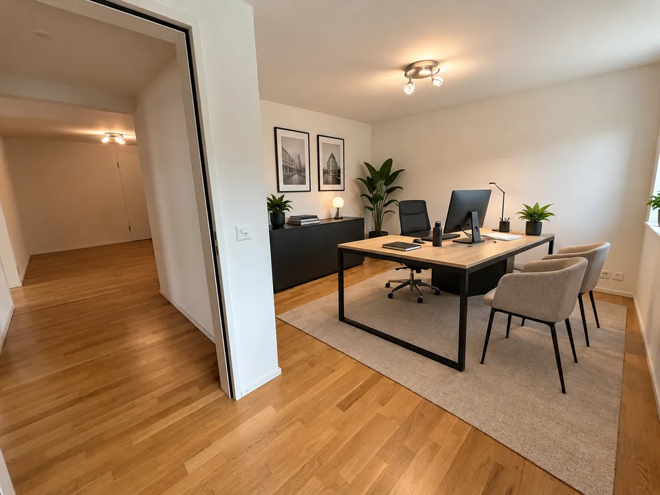 Bureau lumineux de 4,5 pièces au centre d'Oberwil à louer – photo 4 sur 8