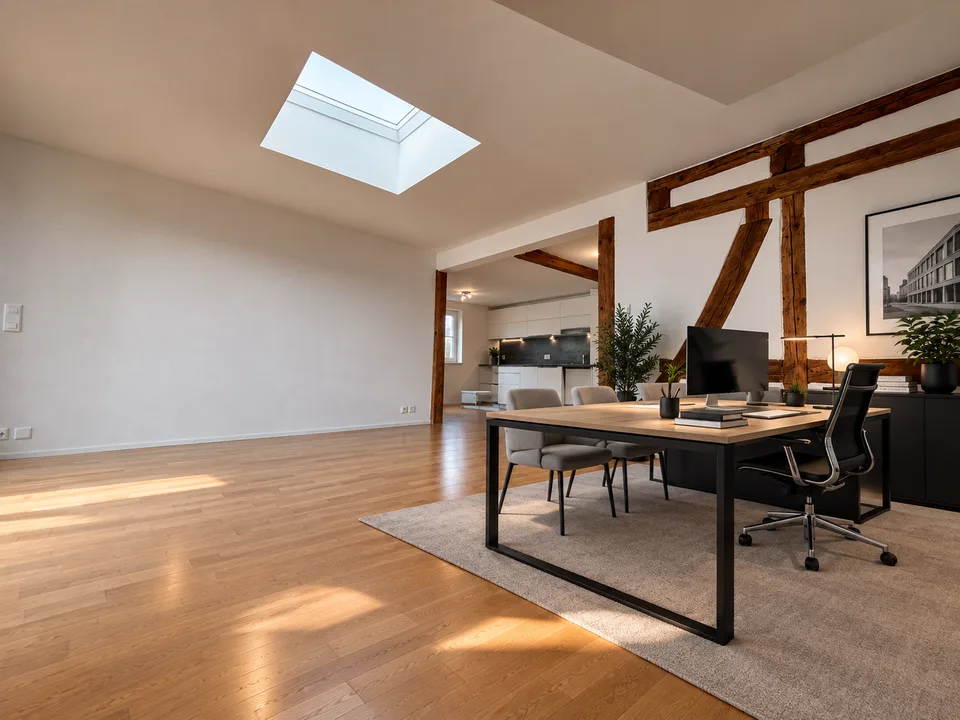 Bureau lumineux de 4,5 pièces au centre d'Oberwil à louer – photo 2 sur 8