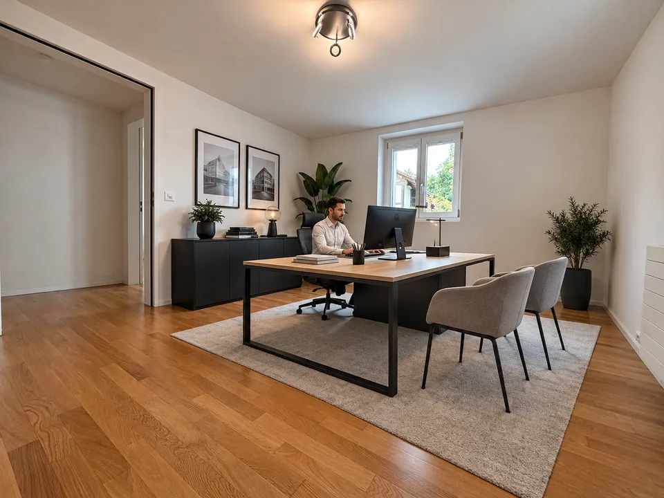 Bureau lumineux de 4,5 pièces au centre d'Oberwil à louer – photo 5 sur 8