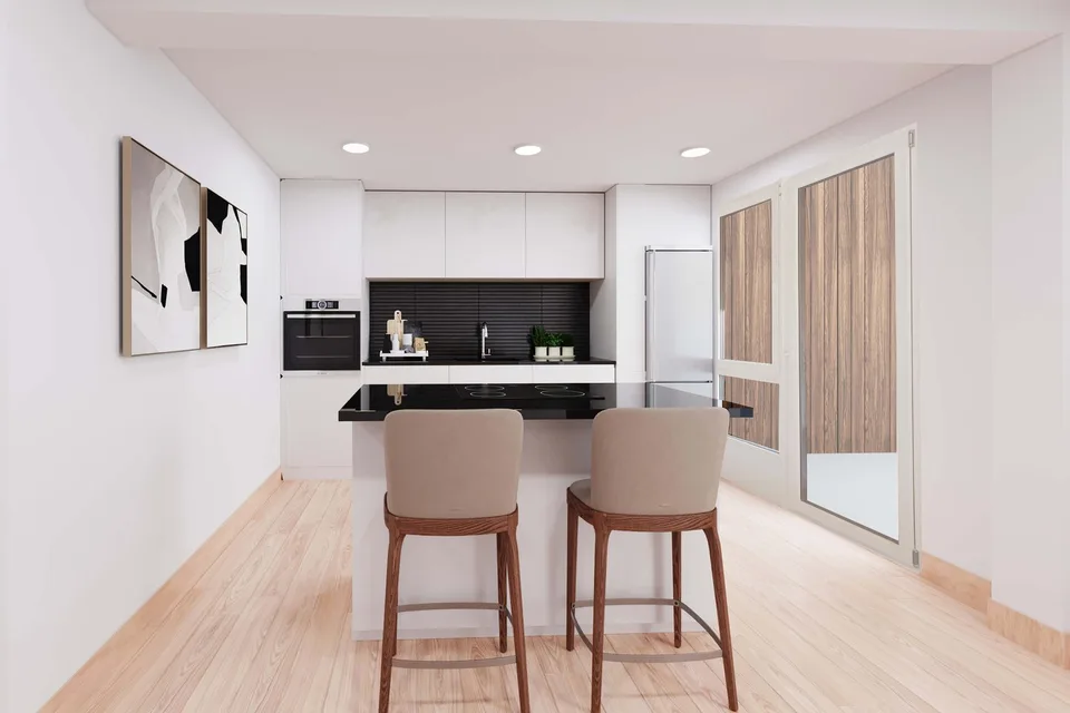 Renovierte 4.5-Zimmer-Wohnung mit Balkon und Blick ins Grüne – Foto 8 von 16