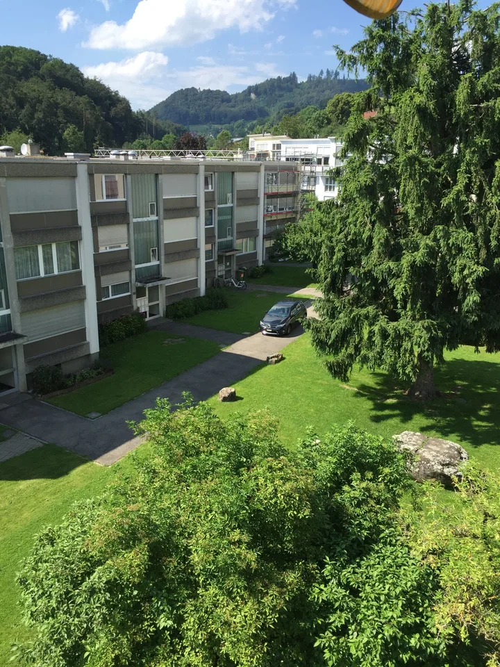 Renovierte 4.5-Zimmer-Wohnung mit Balkon und Blick ins Grüne – Foto 15 von 16