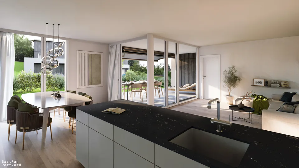 4.5 Zimmer Wohnung in Farvagny – Foto 3 von 6