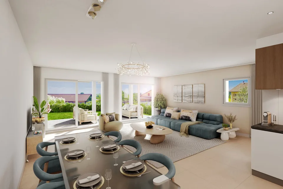 Ein Duplex mit einem 132 m² großen Garten und drei Außenbereichen – Foto 3 von 8