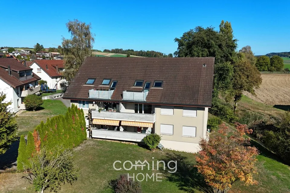 Modernisierte 2.5 Zimmer Dachwohnung mit Balkon in Thörigen – Foto 7 von 8
