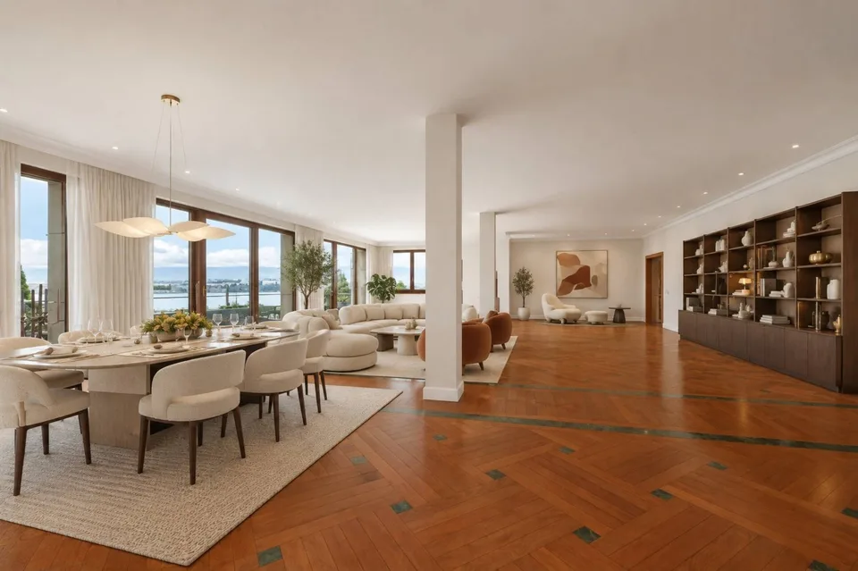 Magnifique appartement avec terrasse surplombant le lac – photo 2 sur 12