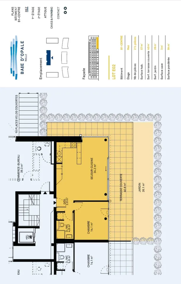 Appartamento nuovo di 2,5 locali con terrazza e giardino – foto 5 di 6