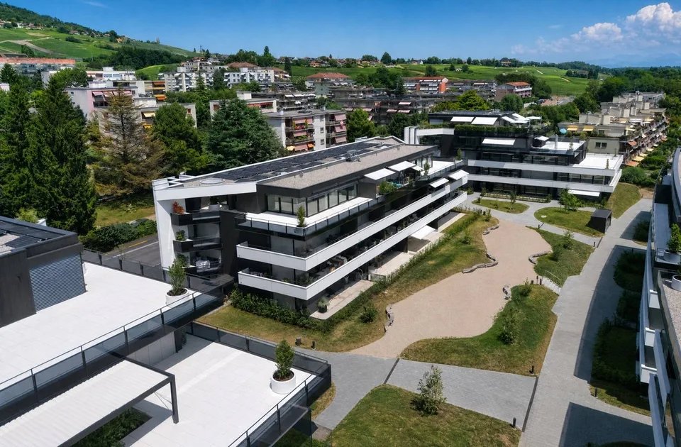 Appartamento nuovo di 2,5 locali con terrazza e giardino privato – foto 2 di 4