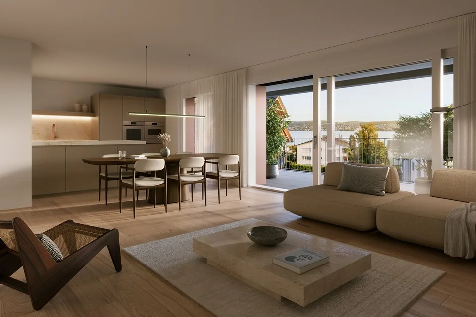 Neubau 5.5 Zimmer-Dachwohnung mit Seesicht – Foto 5 von 5