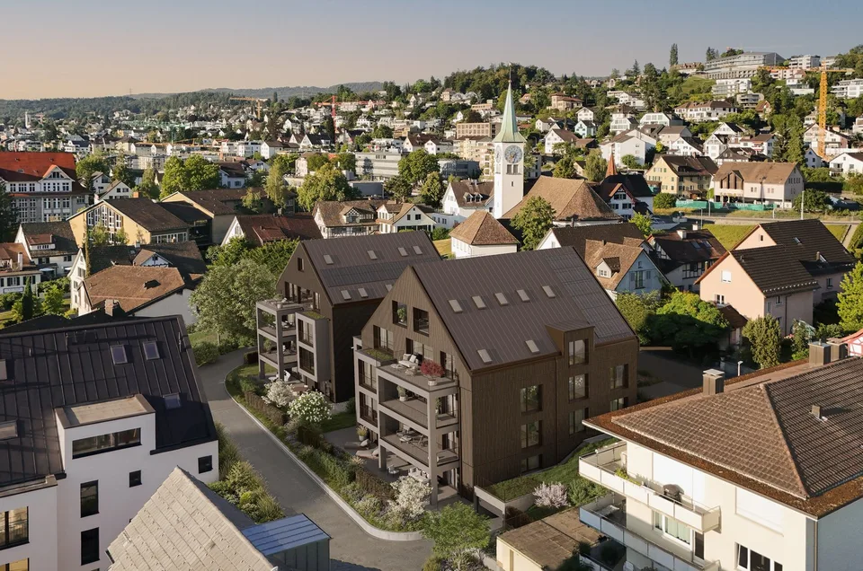 Neubau 5.5 Zimmer-Dachwohnung mit Seesicht – Foto 4 von 5