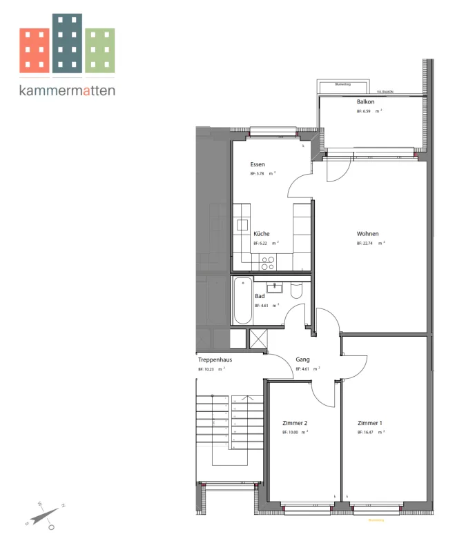 Kammermatten Ettingen - 3.5-Zimmer-Wohnungen – Foto 11 von 11