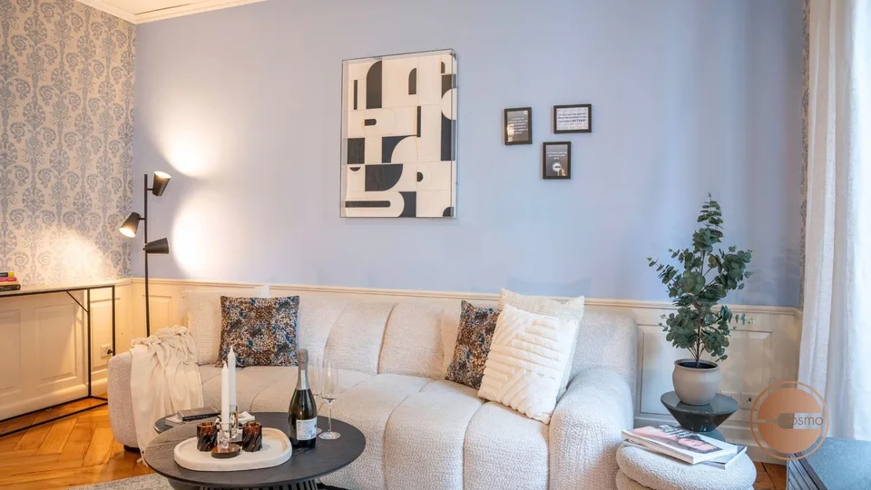 BELLE ÉPOQUE CHARM - 3.5-ROOM / 2-BEDROOM BOUTIQUE SERVICED APARTMENT – foto 9 di 21