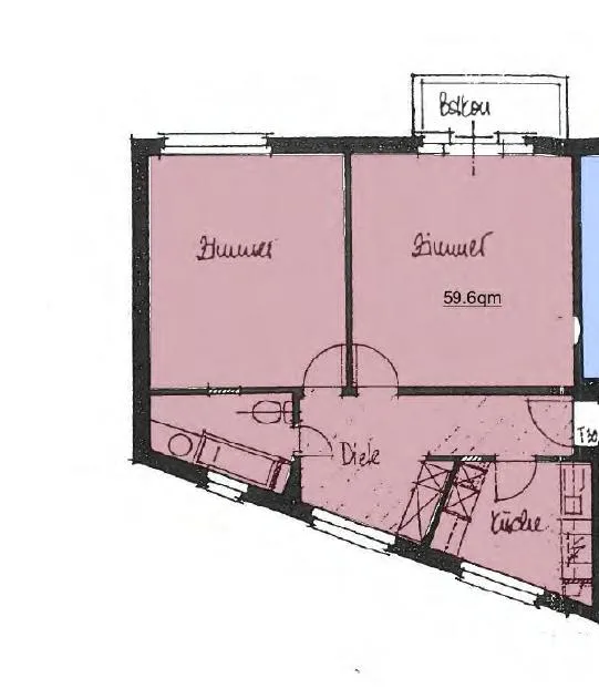 2.0 Zimmerwohnung in Zürich - befristet bis 31.03.2028 – Foto 8 von 9