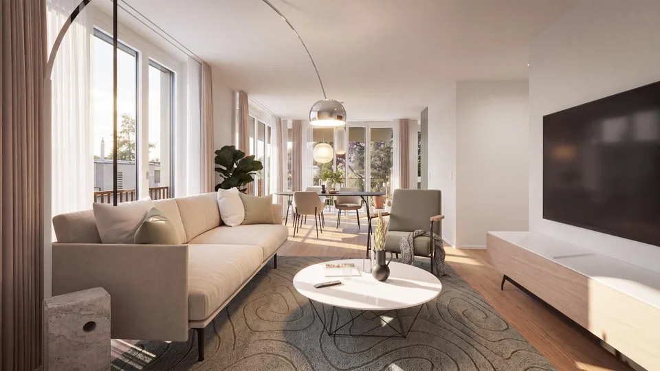 Stilvolle 4.5 Zimmer-Maisonettewohnung mit Balkon – Foto 2 von 7