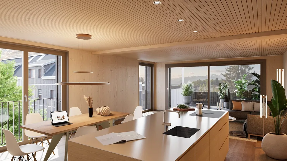 Moderne 4.5-Zimmer-Neubauwohnungen EG in Hombrechtikon – Foto 4 von 11