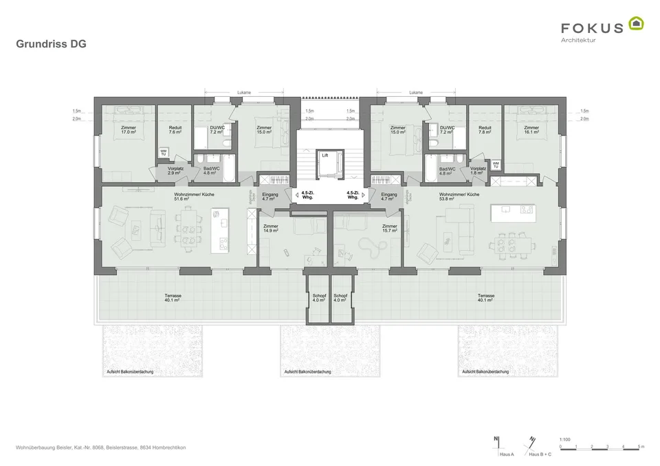 Appartamento moderno 4.5 locali, costruzione nuova, attico a Hombrechtikon – foto 9 di 11