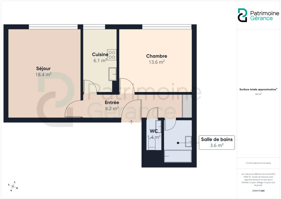 WOHNUNG MIT 2.5 ZIMMERN IN LA CHAUX-DE-FONDS RENOVIERET - ZU BESICHTIGEN! – Foto 6 von 6
