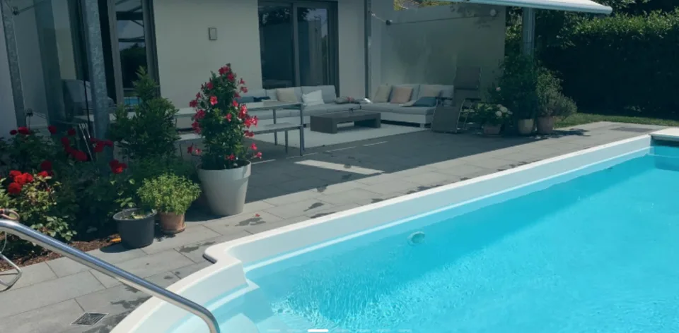 Villa d'architecte avec piscine et vue sur Bâle directement derrière Riehen (Lörrach Stetten, DE) – photo 3 sur 7