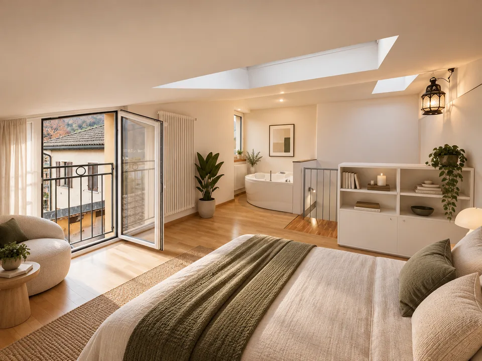 Splendida casa ristrutturata nel nucleo Melide con 4.5 locali – foto 9 di 13
