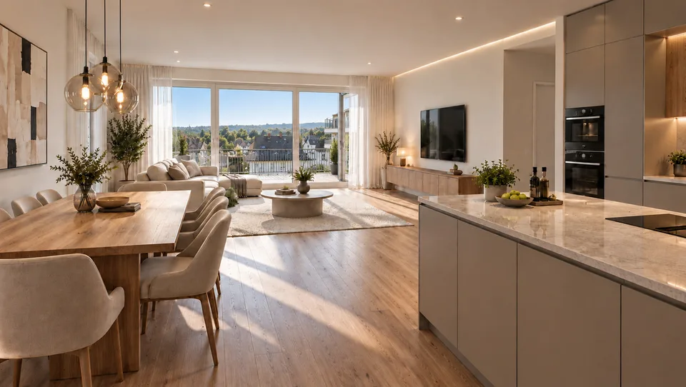 Projet de construction AM ZELGACKER - vie moderne à Tann ZH | Appartement n° 2.2 – photo 3 sur 5