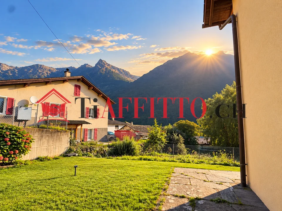 2,5-Zimmer-Wohnung in Mesocco mit Garten und Klimaanlage – Foto 7 von 8