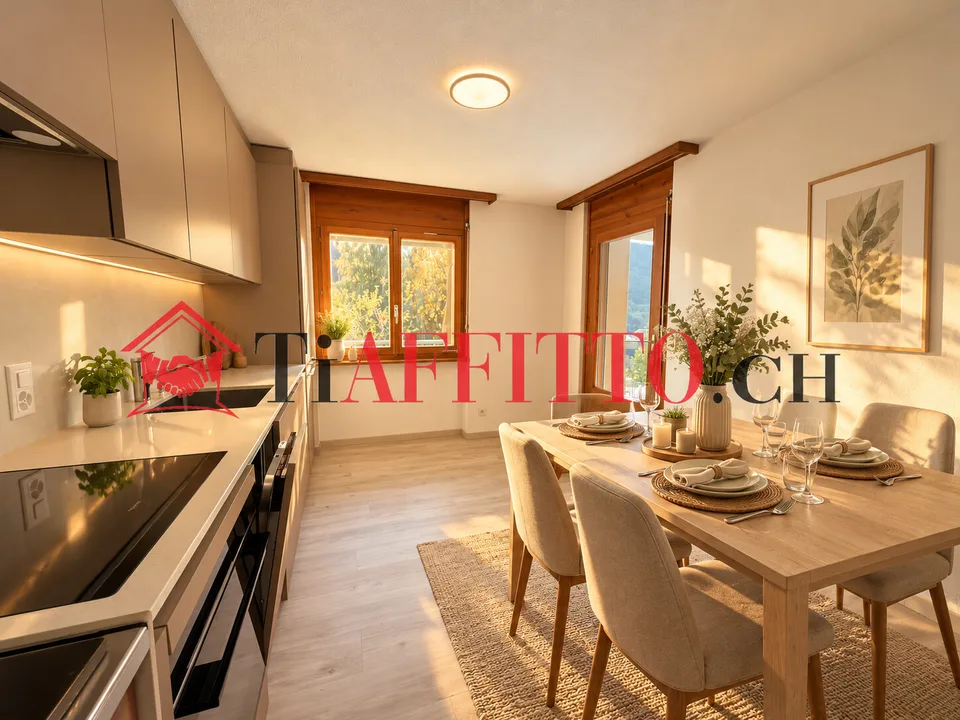 2,5-Zimmer-Wohnung in Mesocco mit Garten und Klimaanlage – Foto 3 von 8