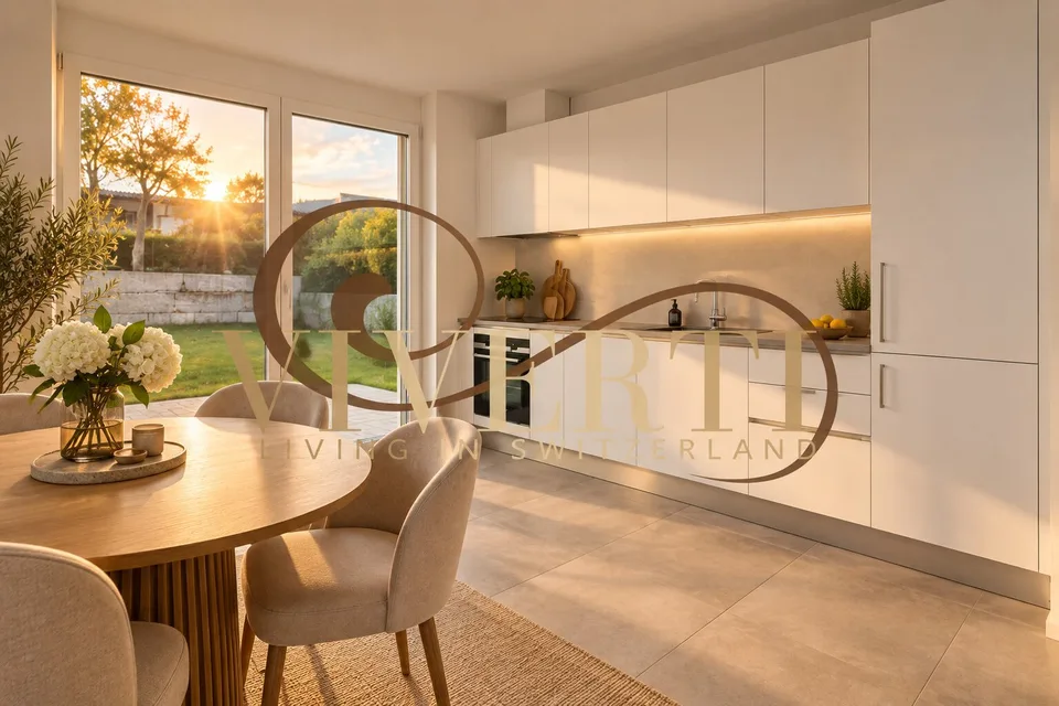 Moderne 2.5-Zimmer-Wohnung mit privatem Garten – Foto 2 von 9