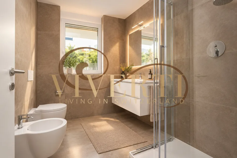 Moderne 2.5-Zimmer-Wohnung mit privatem Garten – Foto 7 von 9
