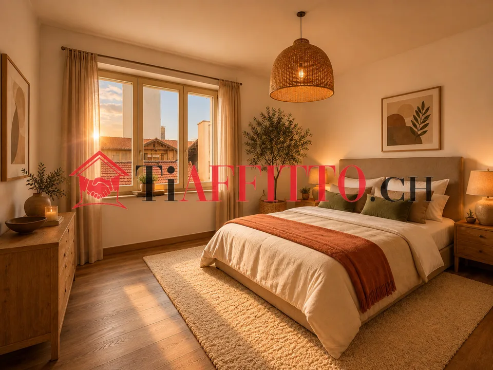 3.5 RENOVIERTE WOHNUNG IN LUGANO CASSARATE – Foto 2 von 6