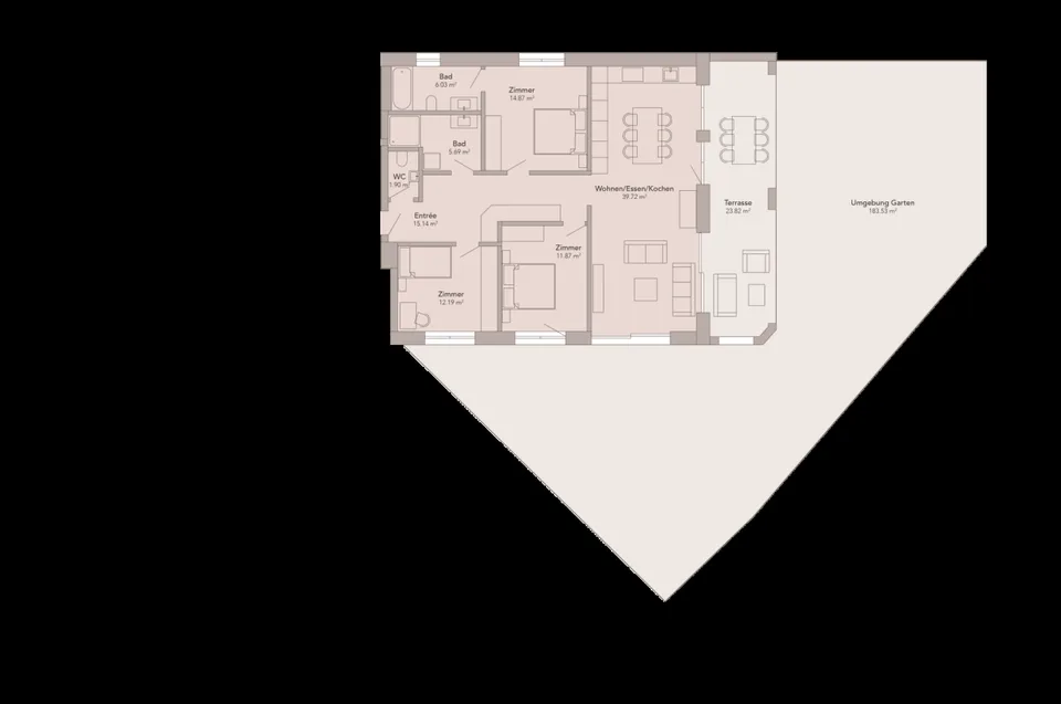 4.5-Zimmer-Wohnung EG ERSTWOHNSITZ – Foto 10 von 13