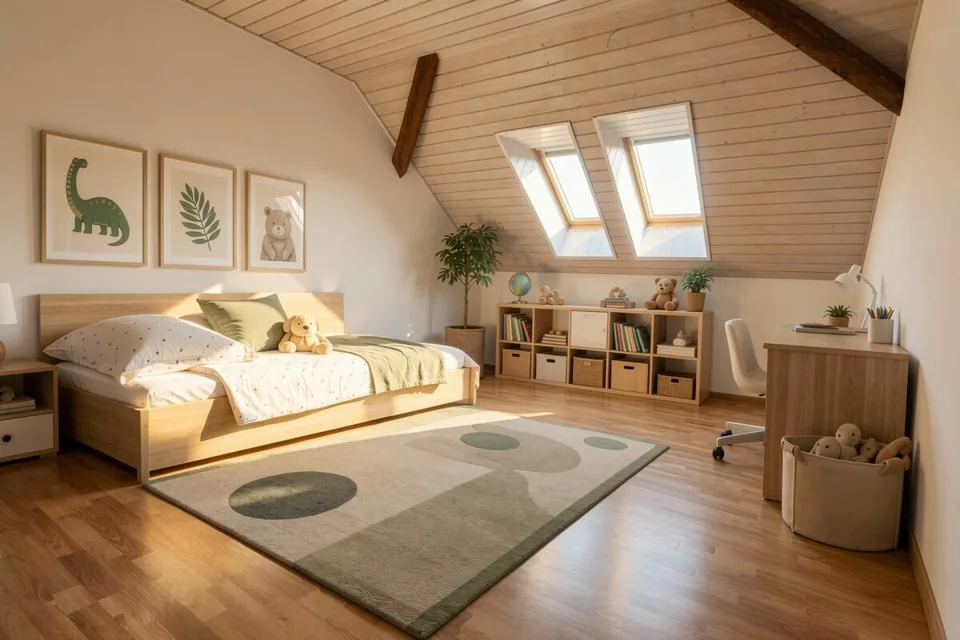 Duplex luminoso di 126 m² con giardino comune in un ambiente verde a Vuissens – foto 6 di 9