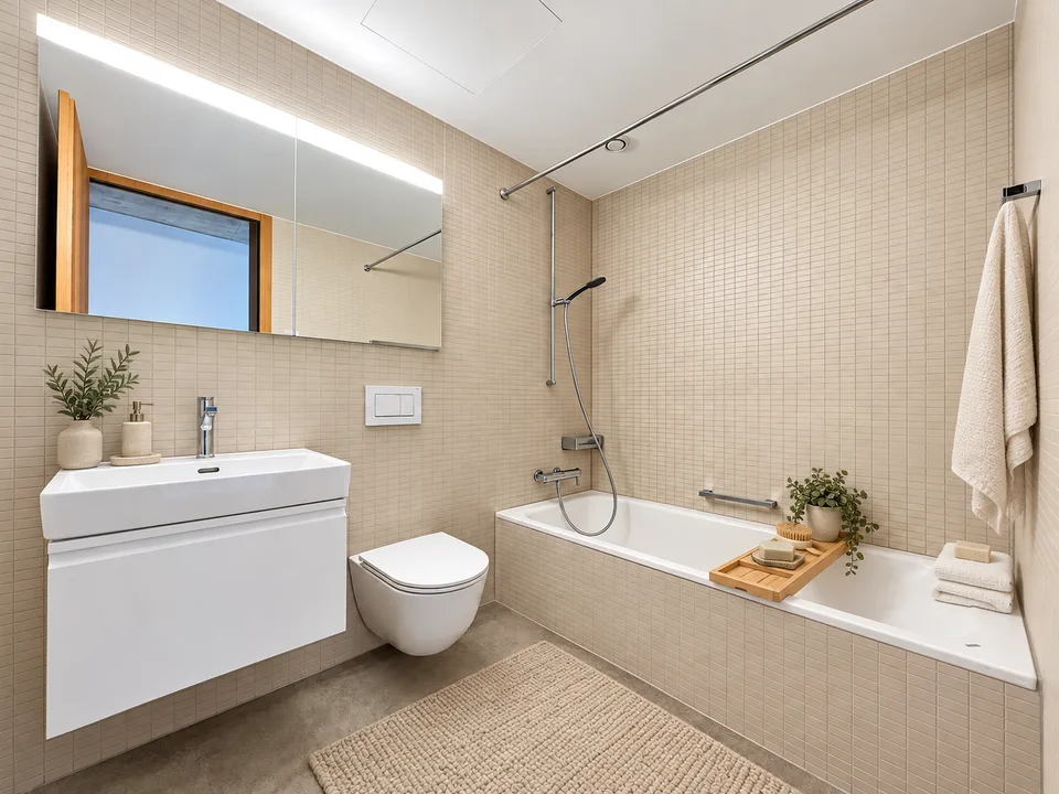 Appartamento moderno in stile cemento a vista vicino a Spalentor – foto 6 di 9