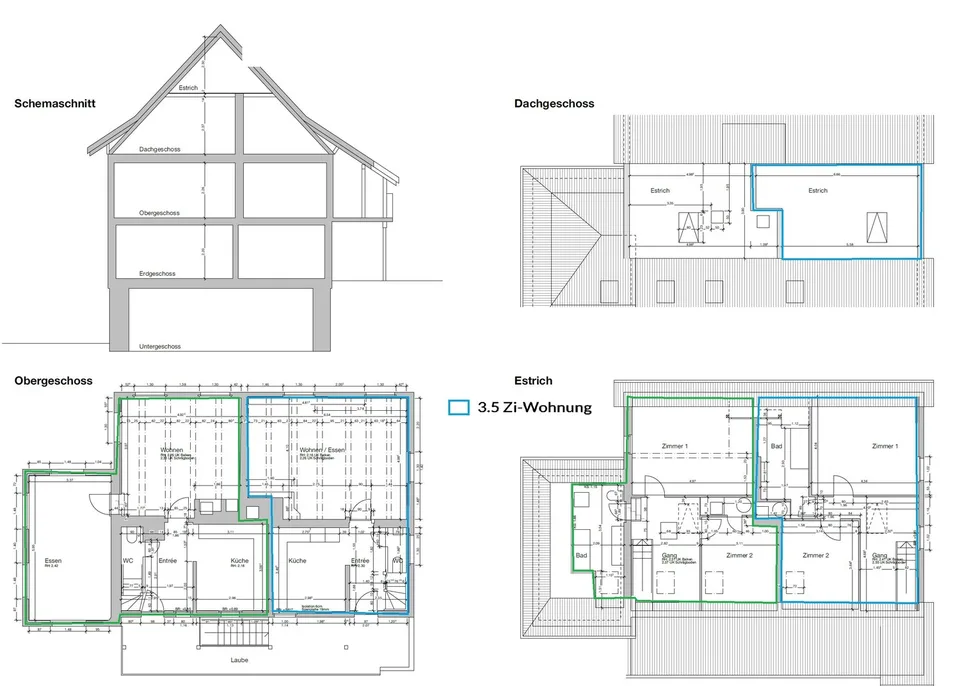 4.5-Zimmer-Maisonette-Wohnung im historischen Altbau – Blaues Haus Kreuzlingen – Foto 12 von 12