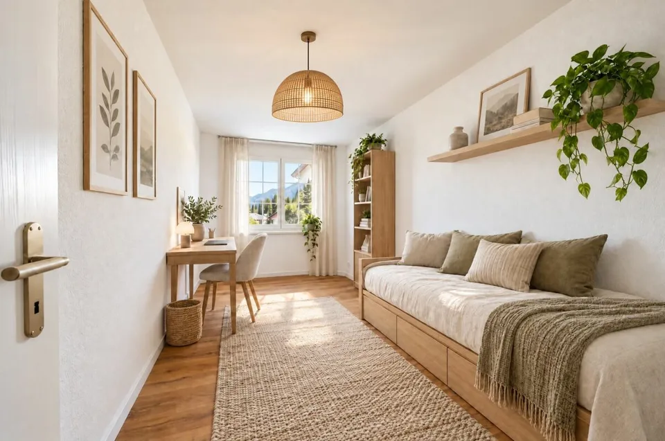 Frisch sanierte 4.5-Zimmer-Wohnung in Mörschwil mit Cheminée, Balko... – Foto 8 von 11