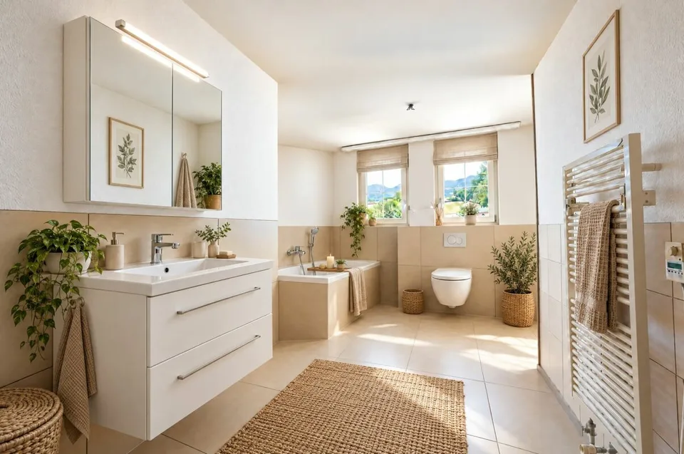 Frisch sanierte 4.5-Zimmer-Wohnung in Mörschwil mit Cheminée, Balko... – Foto 9 von 11