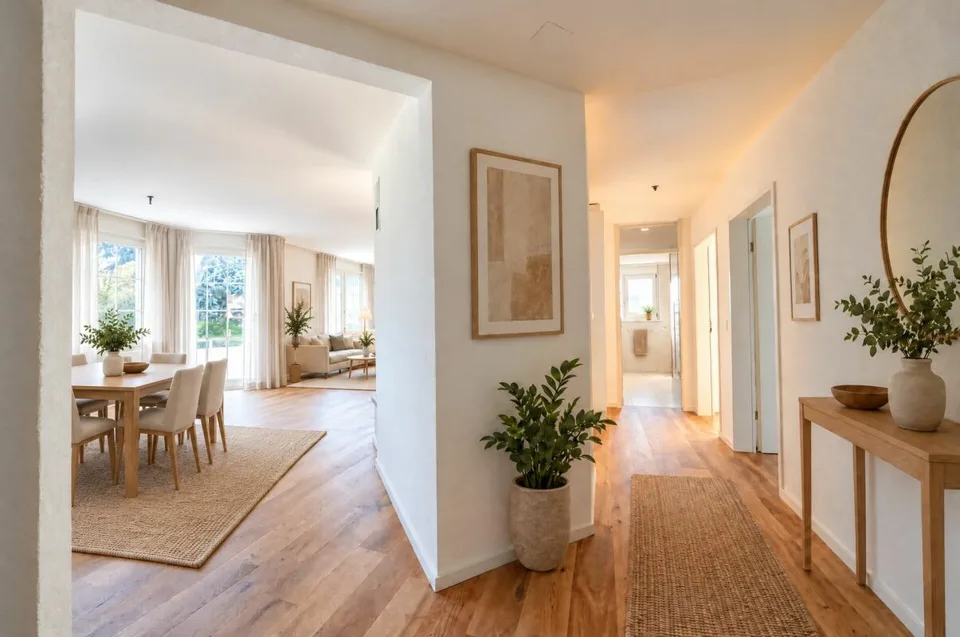 Frisch sanierte 4.5-Zimmer-Wohnung in Mörschwil mit Cheminée, Balko... – Foto 6 von 11