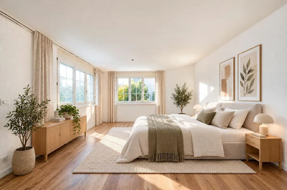 Frisch sanierte 4.5-Zimmer-Wohnung in Mörschwil mit Cheminée, Balko... – Foto 11 von 11