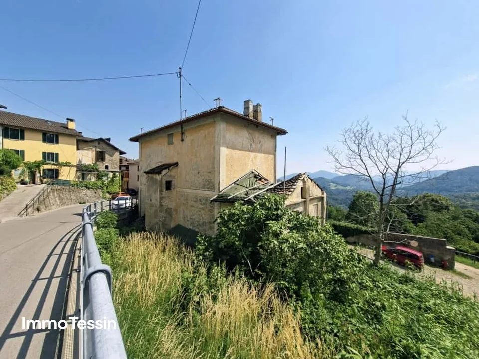 Agno nelle vicinanze: proprietà da ristrutturare con vista mozzafiato sul mondo montano ticinese – foto 6 di 10