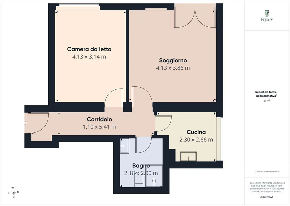 Wohnung mit 2.5 Zimmern zum Einkommen - Molino Nuovo – Foto 8 von 8