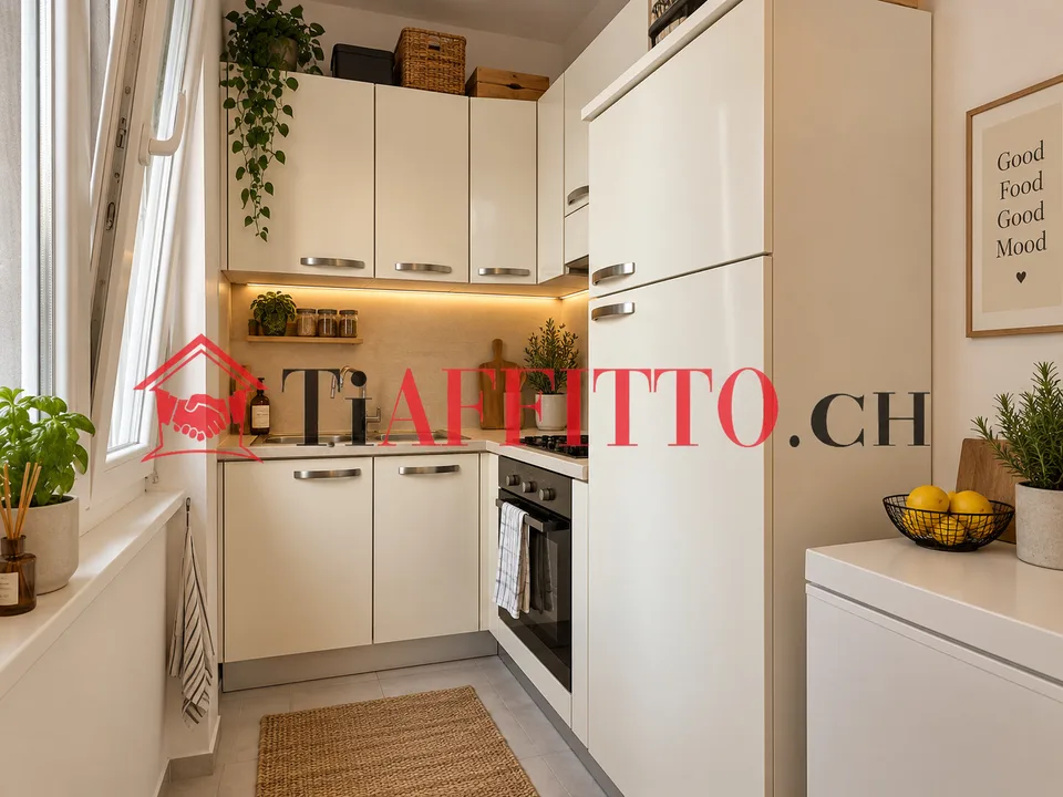 Komfortables Einzimmerapartment in Viganello – Foto 2 von 5