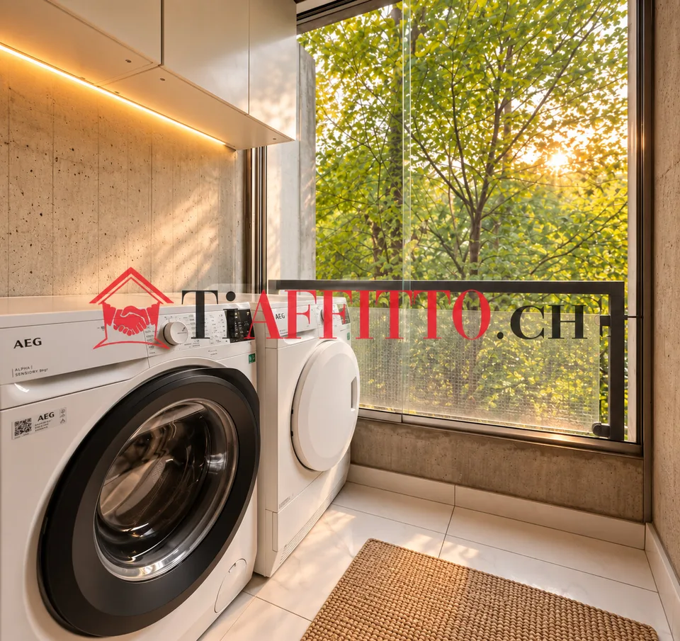 LUXURIÖSE 3.5-ZIMMER-WOHNUNG IN LUGANO MIT WASCHKÜCHE – Foto 7 von 7