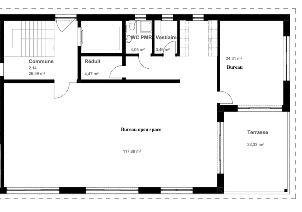 Fétigny, zu verkaufen, Bürofläche - 151 m2, ideal gelegen! – Foto 2 von 3