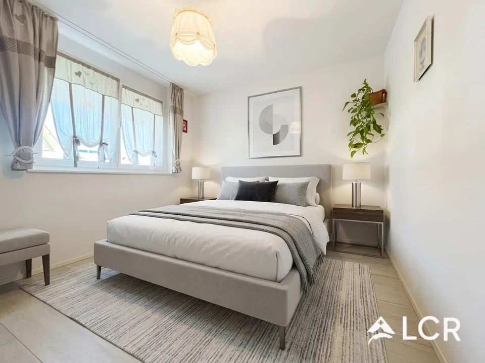 Bell'appartamento di 3.5 locali / 2 camere da letto / 2 bagni / 1 balcone / 2 posti auto – foto 4 di 10